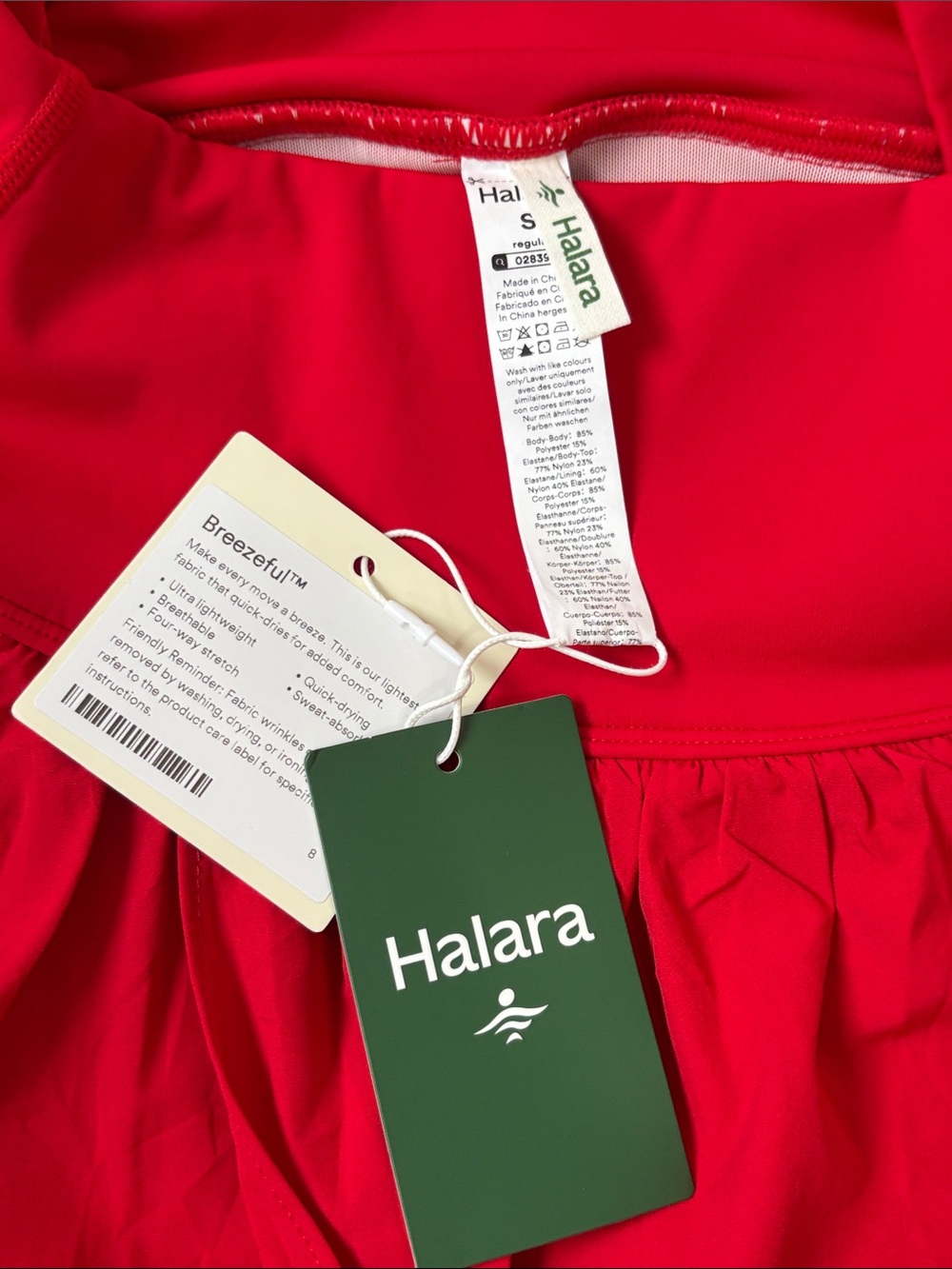 HALARA Breezeful red skirt - Picture 6 of 6